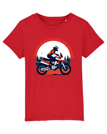 Dirt bikes are always fun Red