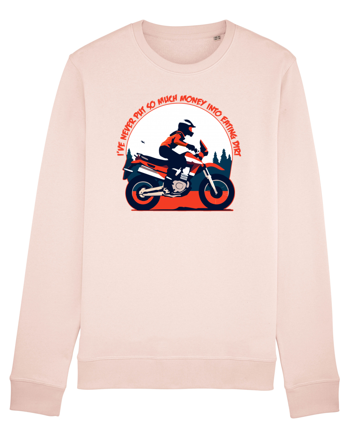Bluză mânecă lungă Unisex Rise Candy Pink