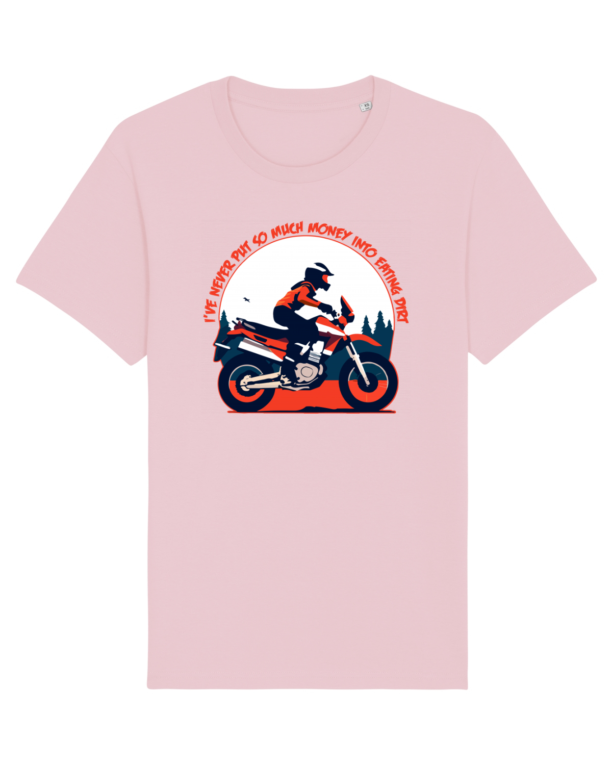 Tricou mânecă scurtă Unisex Rocker Cotton Pink
