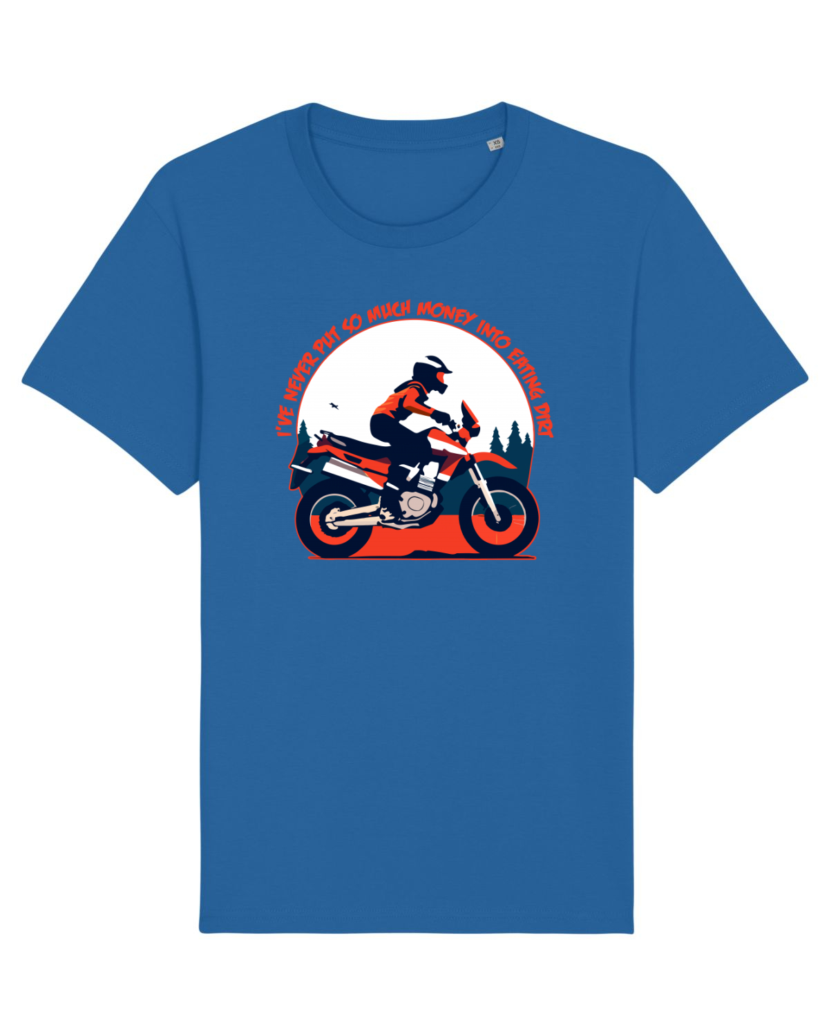 Tricou mânecă scurtă Unisex Rocker Royal Blue