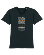 Lines Tricou mânecă scurtă guler V Bărbat Presenter