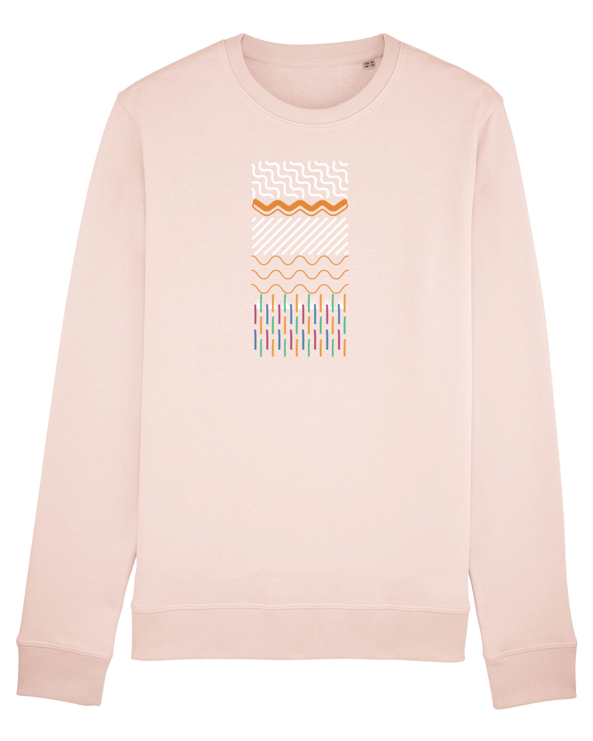 Bluză mânecă lungă Unisex Rise Candy Pink