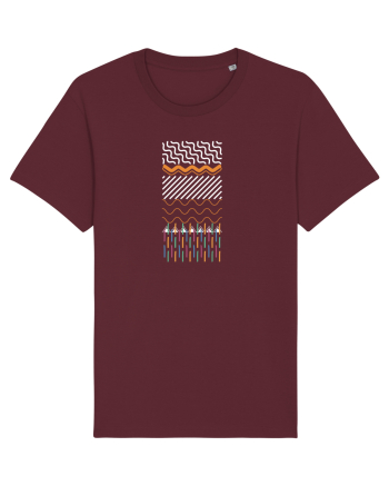 Lines Burgundy