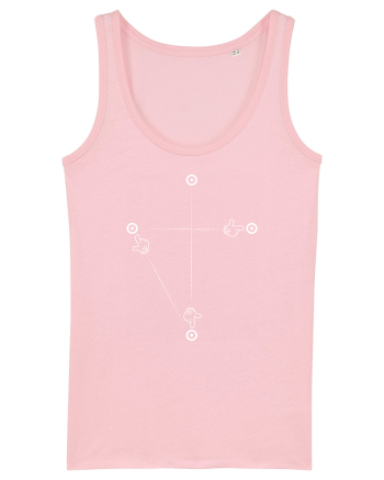 Crucea ortodoxa - fundal inchis Cotton Pink