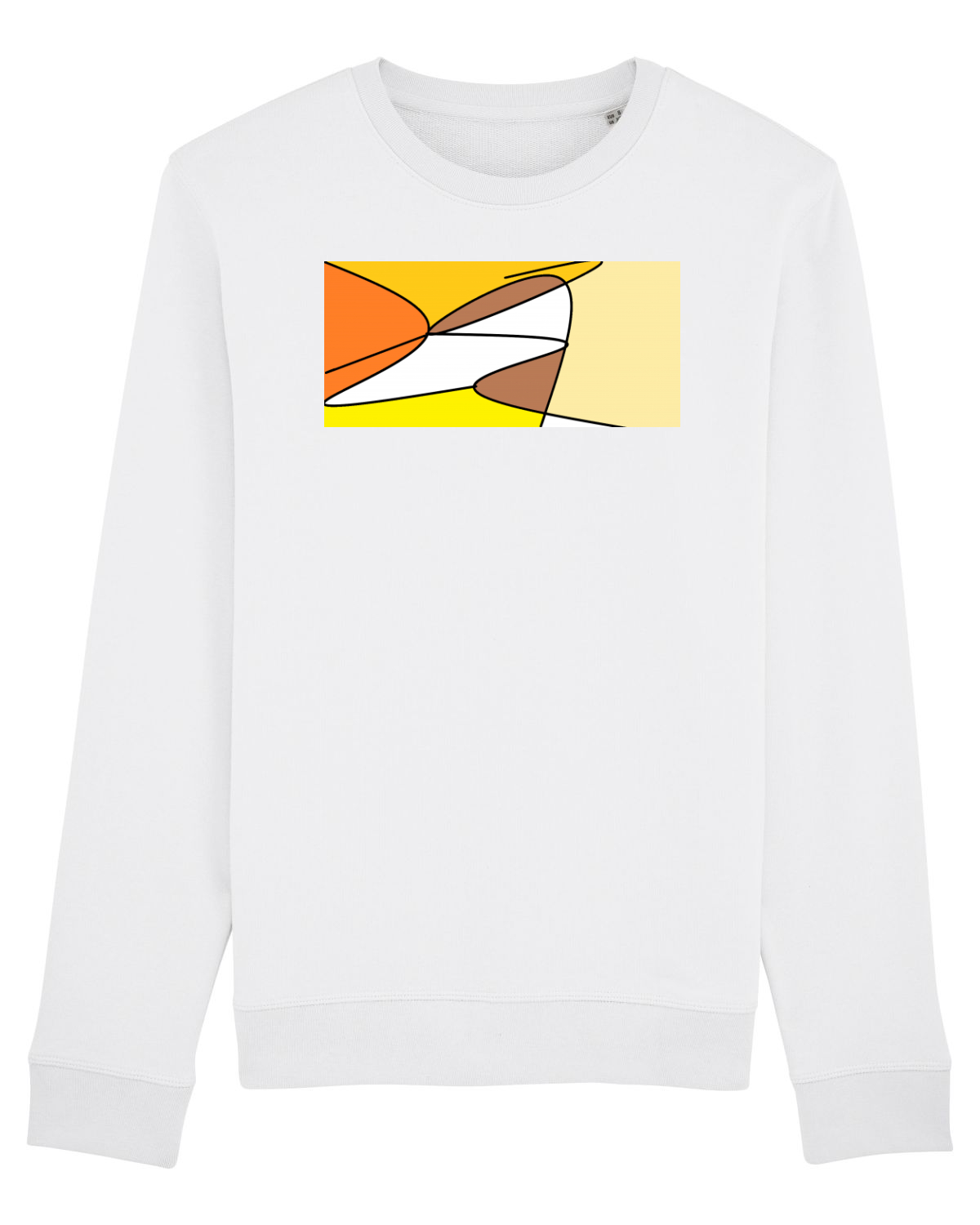 Bluză mânecă lungă Unisex Rise White