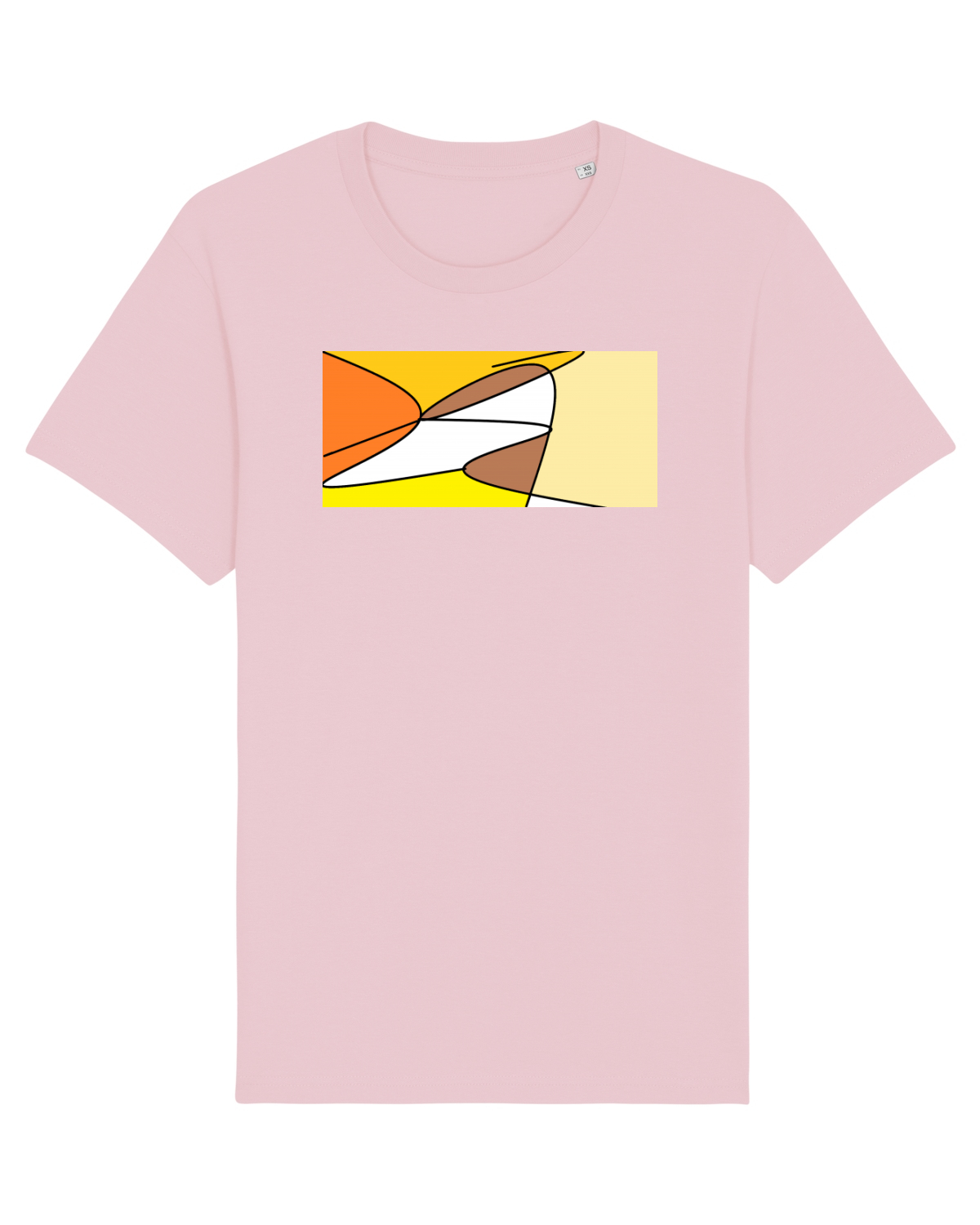Tricou mânecă scurtă Unisex Rocker Cotton Pink