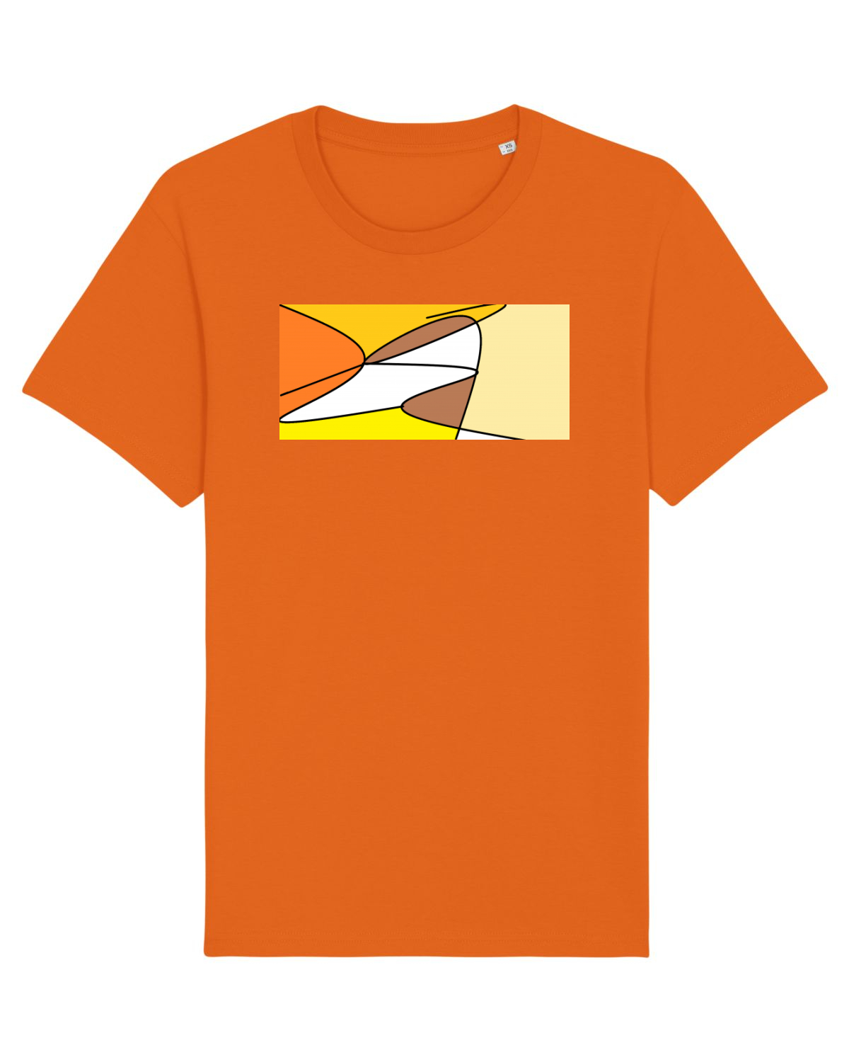 Tricou mânecă scurtă Unisex Rocker Bright Orange