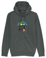 Let's Go Hiking! Hanorac cu fermoar Unisex Connector
