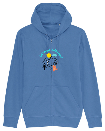 Let's Go Hiking! Bright Blue