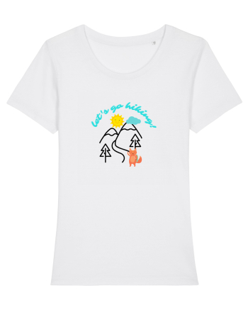Let's Go Hiking! White