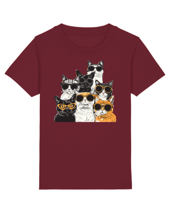 Cool Cat Squad Burgundy