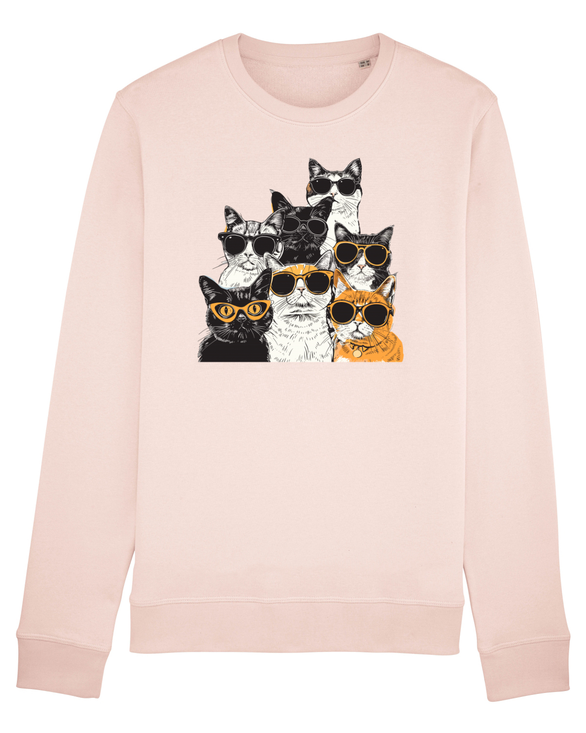 Bluză mânecă lungă Unisex Rise Candy Pink