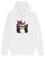 Pisici cool Hanorac cu fermoar Unisex Connector