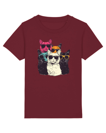 Pisici cool Burgundy