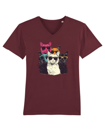 Pisici cool Burgundy