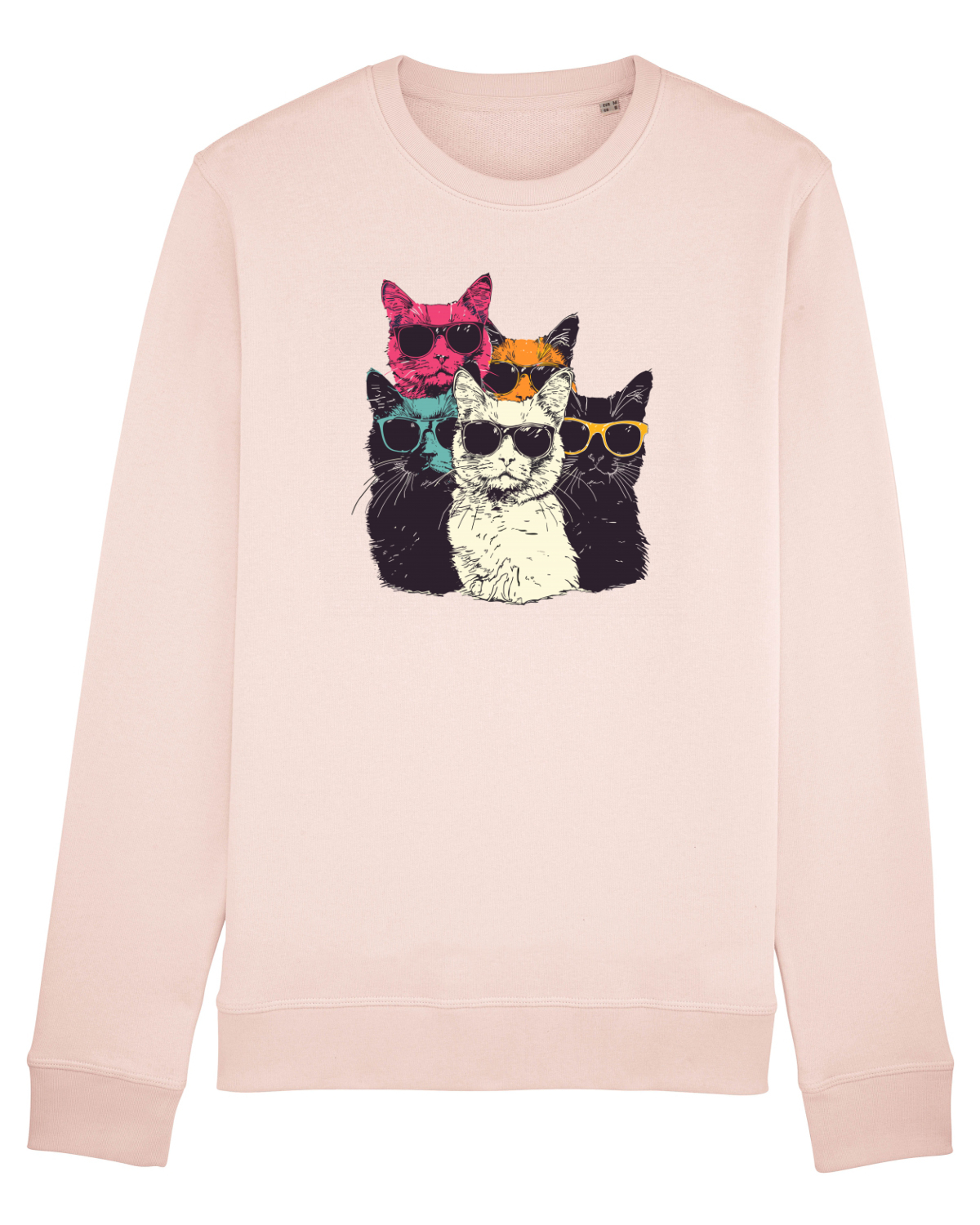 Bluză mânecă lungă Unisex Rise Candy Pink