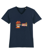 Pictura Tricou mânecă scurtă guler V Bărbat Presenter