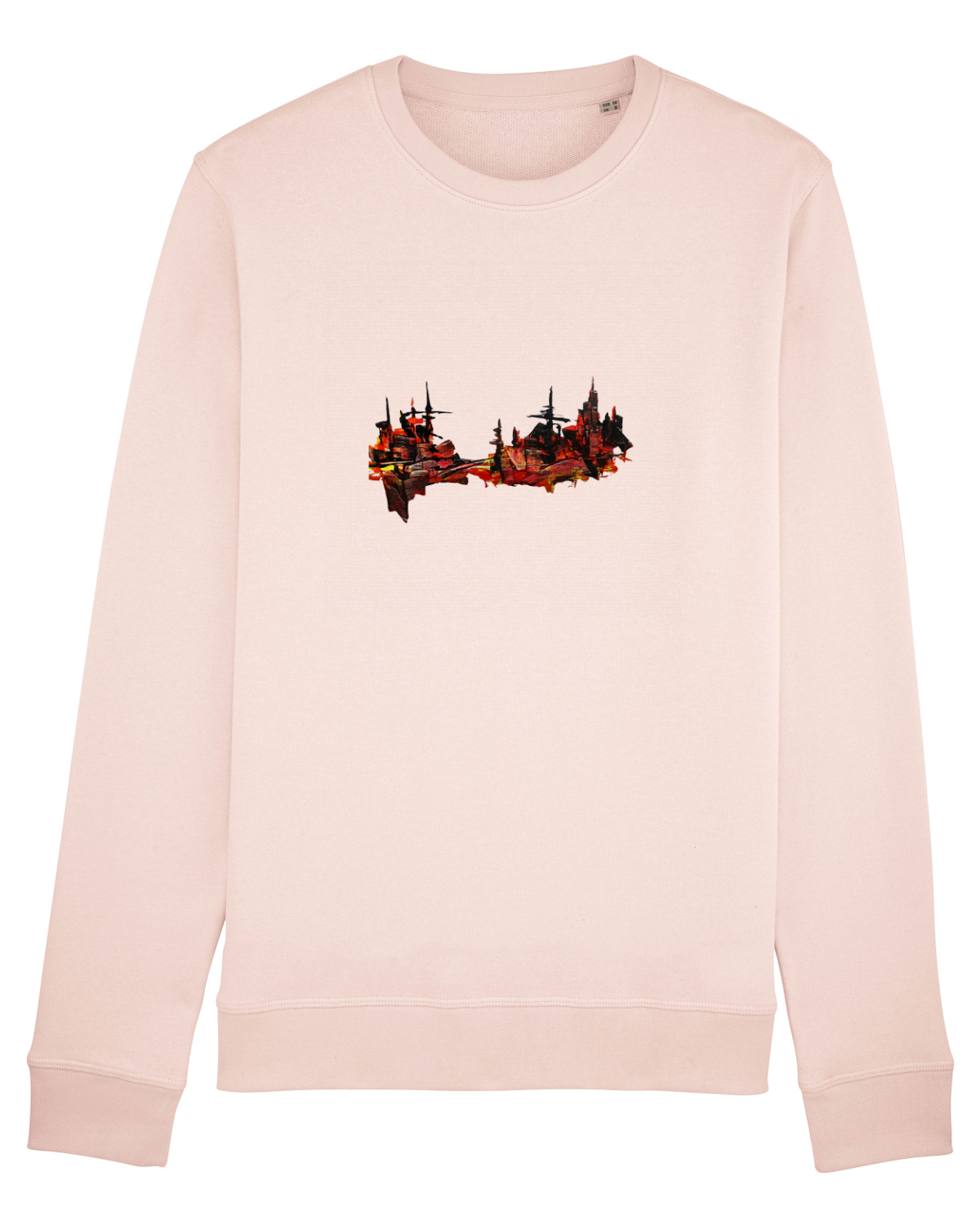 Bluză mânecă lungă Unisex Rise Candy Pink