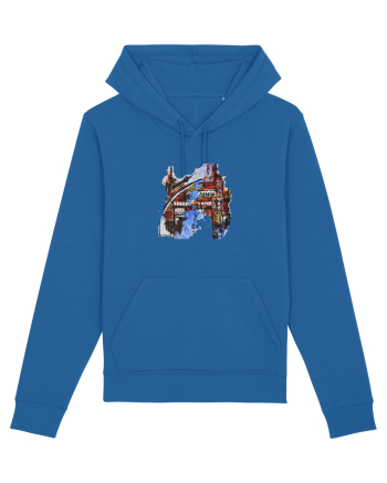 Abstract Design Royal Blue