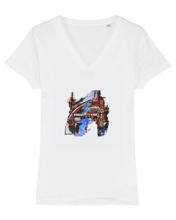 Abstract Design White
