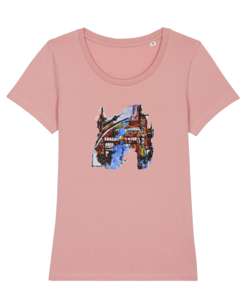 Abstract Design Canyon Pink