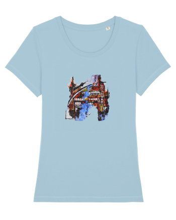 Abstract Design Sky Blue