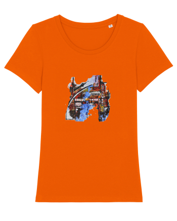 Abstract Design Bright Orange