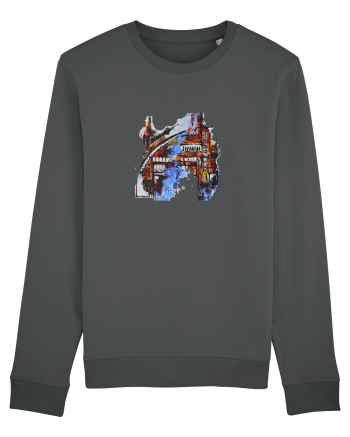 Abstract Design Anthracite