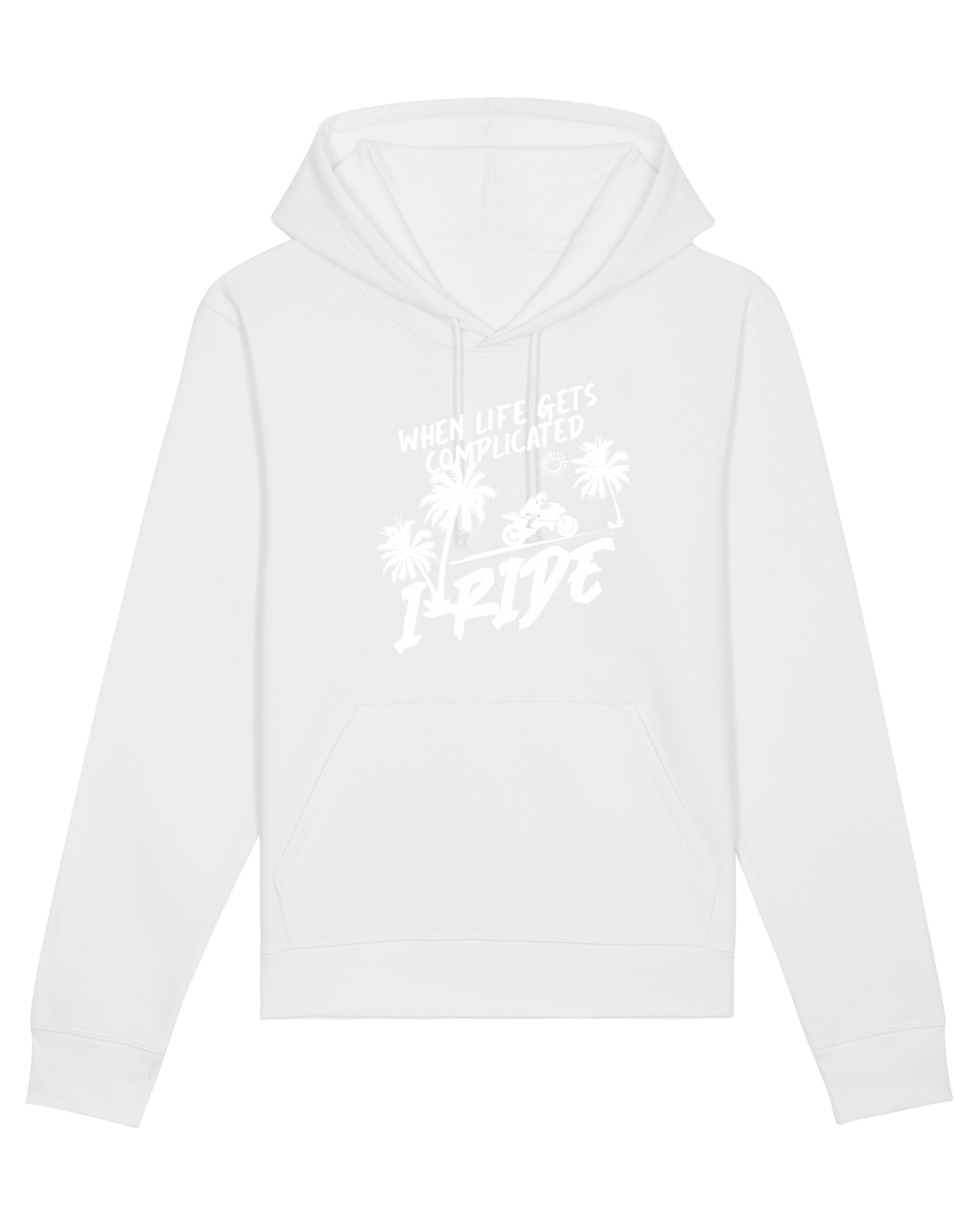 Hanorac Unisex Drummer White