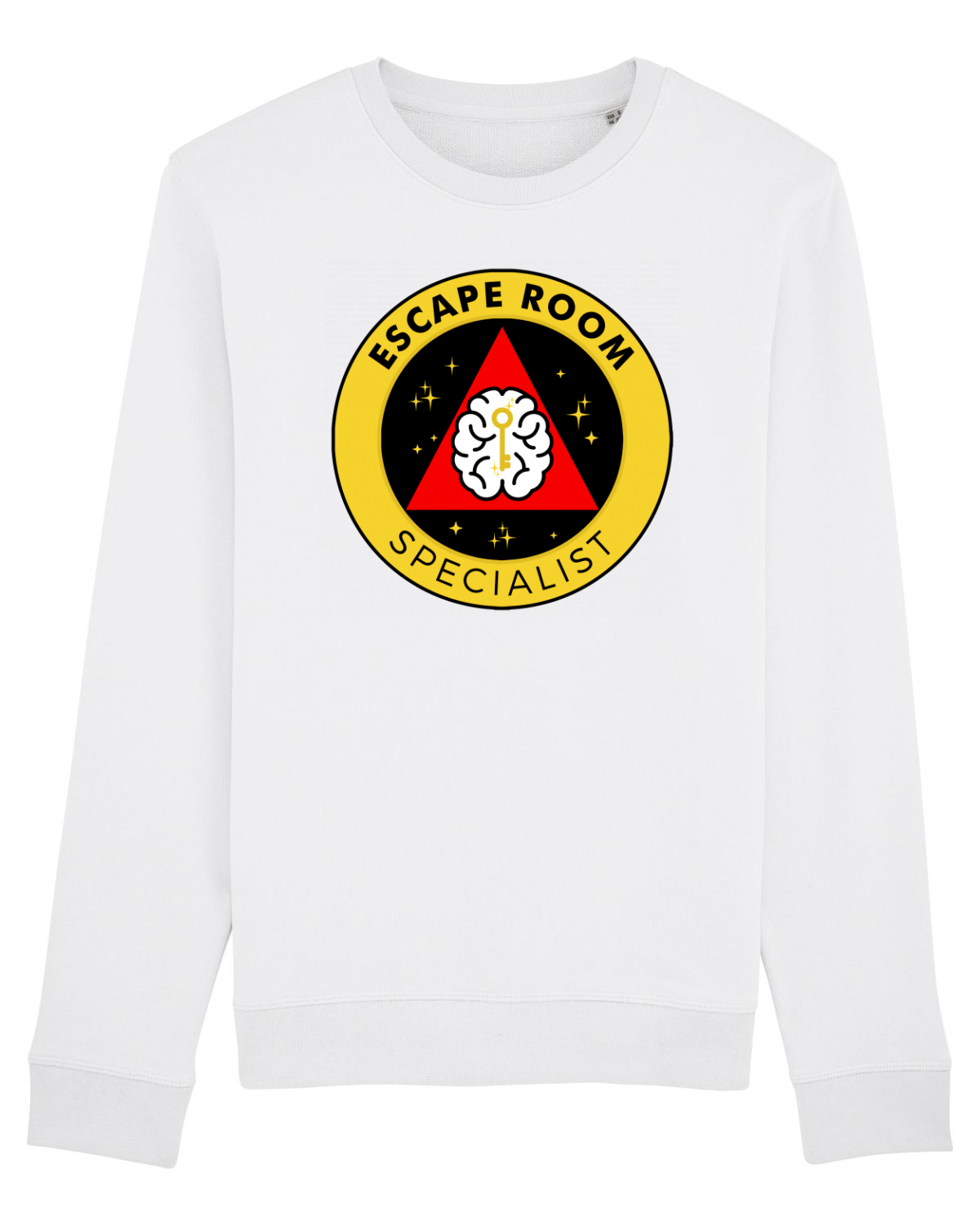 Bluză mânecă lungă Unisex Rise White