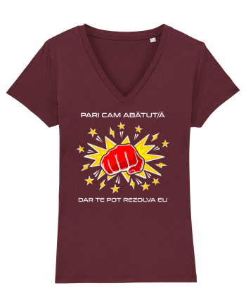 Abătut / ă v2 Burgundy