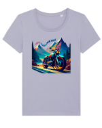 Ride your own ride Tricou mânecă scurtă guler larg fitted Damă Expresser
