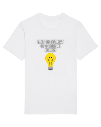 SUNT OPTIMIST - REALIST White