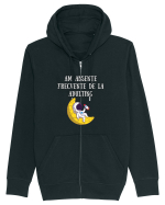 ABSENT DE LA ADULTING Hanorac cu fermoar Unisex Connector