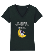 ABSENT DE LA ADULTING Tricou mânecă scurtă guler V Damă Evoker