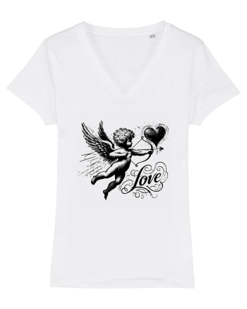 Valentine's Day Love cupid  White