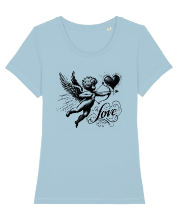 Valentine's Day Love cupid  Sky Blue