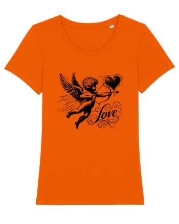 Valentine's Day Love cupid  Bright Orange