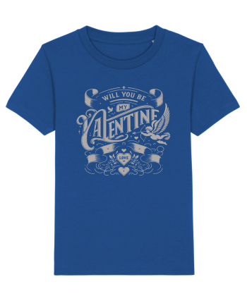 Will you be my Valentine - gri Majorelle Blue