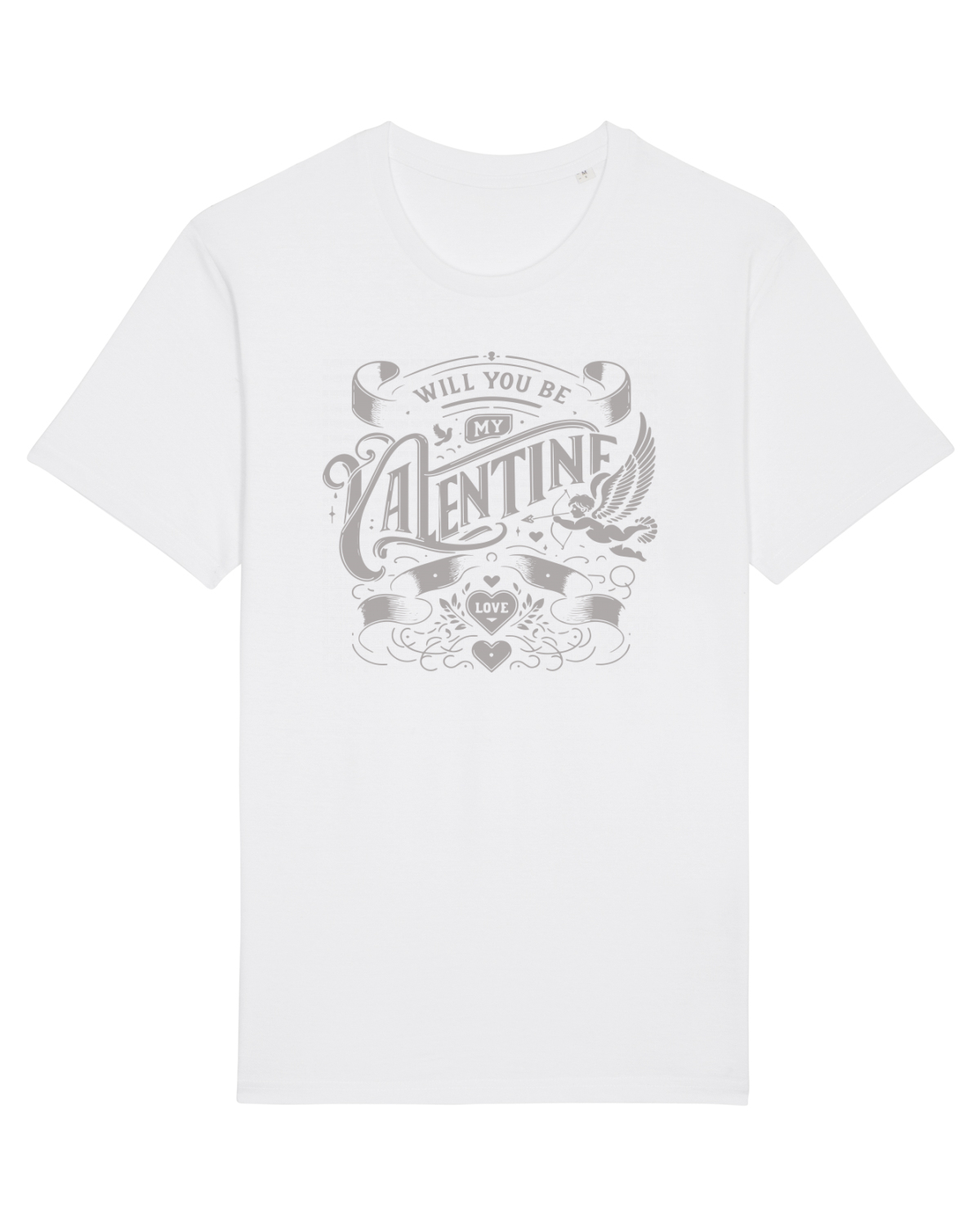 Tricou mânecă scurtă Unisex Rocker White