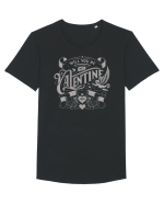 Will you be my Valentine - gri Tricou mânecă scurtă guler larg Bărbat Skater