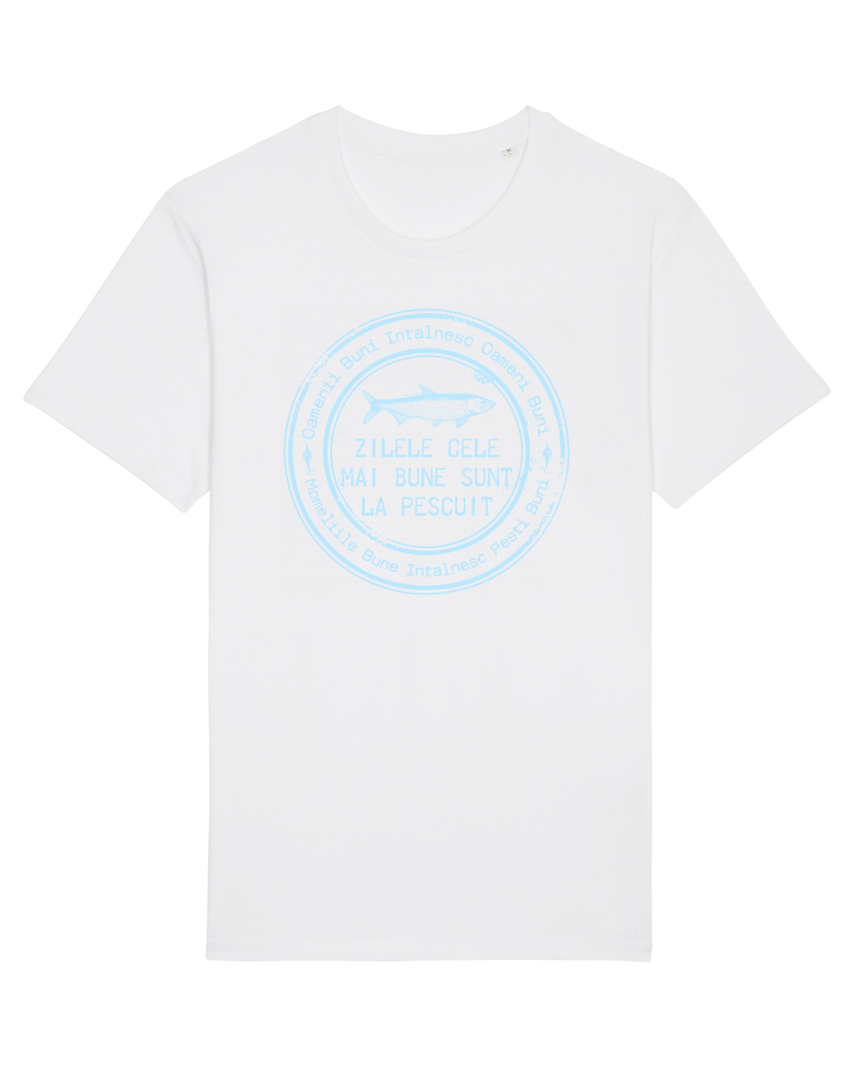 Tricou mânecă scurtă Unisex Rocker White