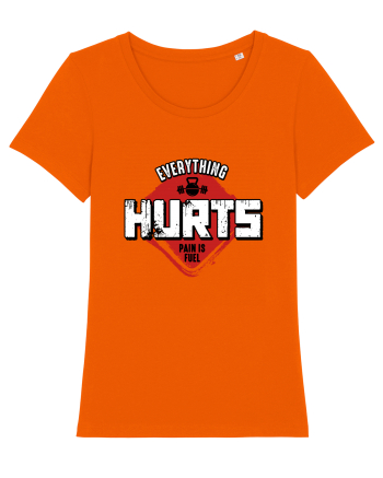 Everything Hurts Bright Orange