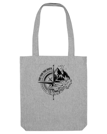 Find your true north Heather Grey