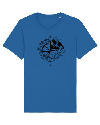 Find your true north Royal Blue