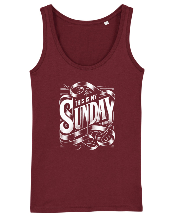  Sunday t-shirt Burgundy
