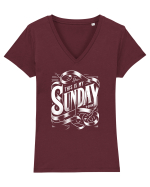  Sunday t-shirt Tricou mânecă scurtă guler V Damă Evoker