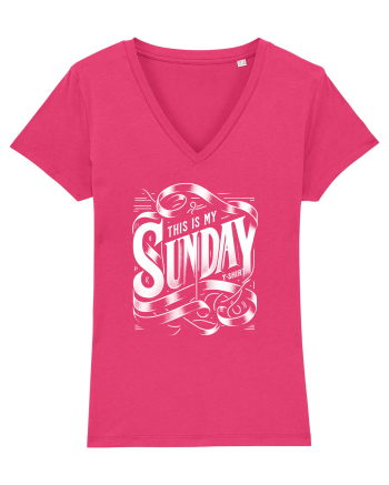 Sunday t-shirt Raspberry