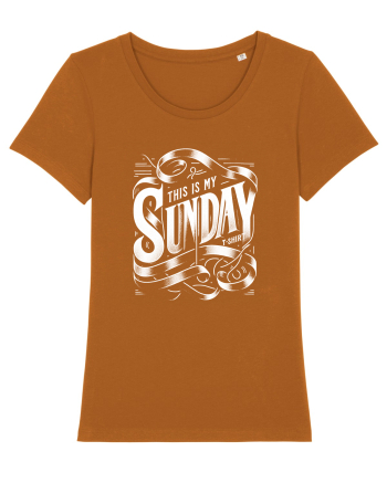  Sunday t-shirt Roasted Orange