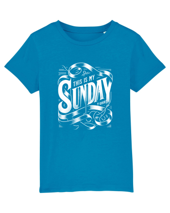  Sunday t-shirt Azur
